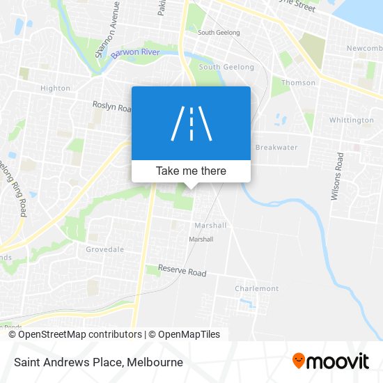 Saint Andrews Place map