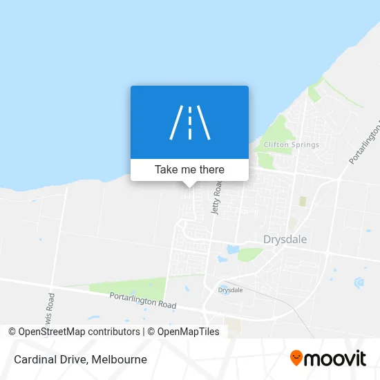 Mapa Cardinal Drive