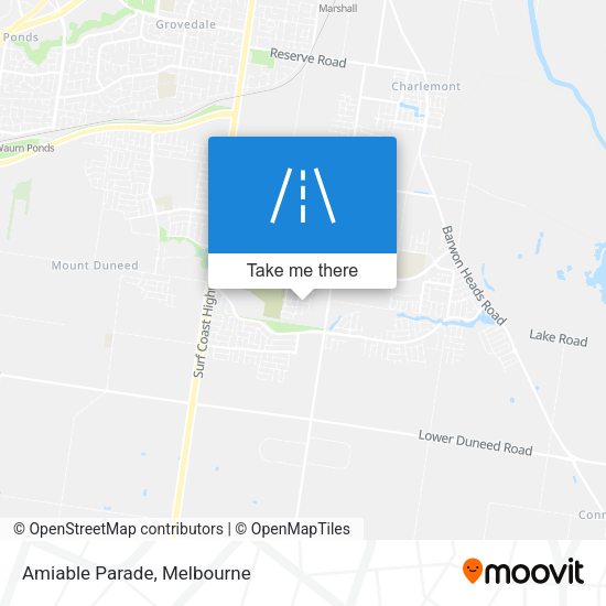 Amiable Parade map