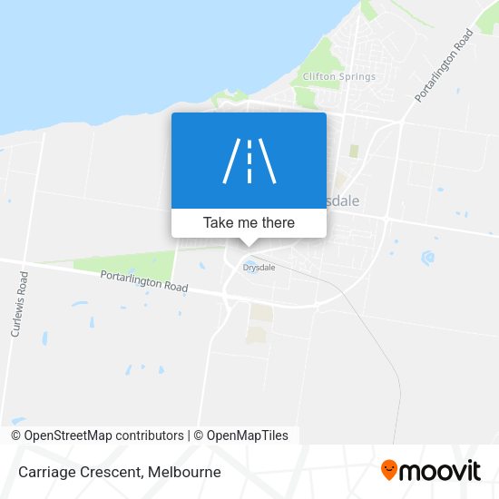 Carriage Crescent map