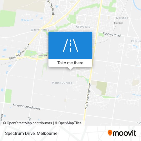 Spectrum Drive map