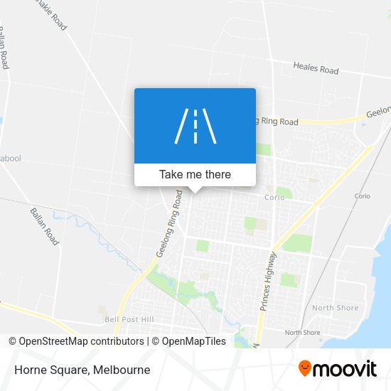 Horne Square map