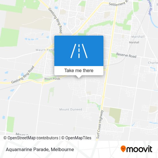 Aquamarine Parade map