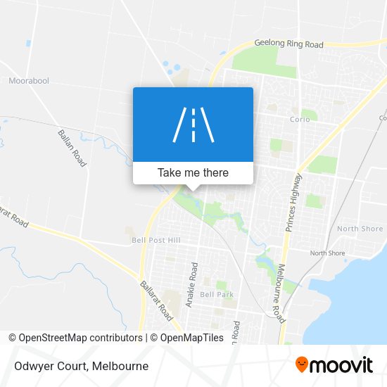 Odwyer Court map