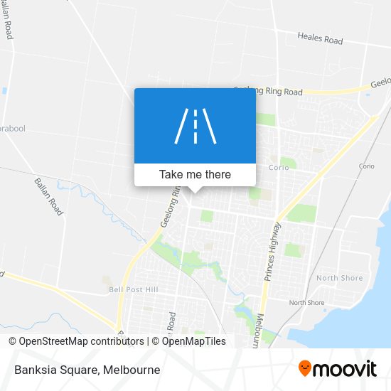 Banksia Square map