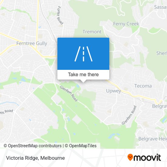 Victoria Ridge map