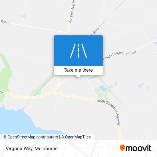 Virgona Way map