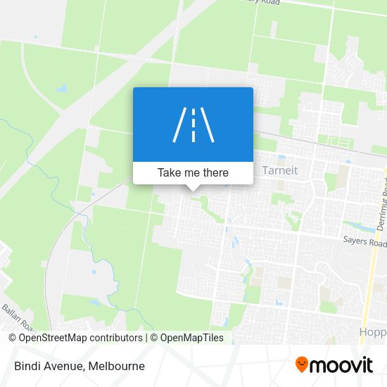 Bindi Avenue map