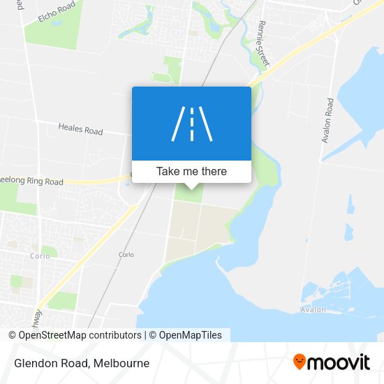 Glendon Road map