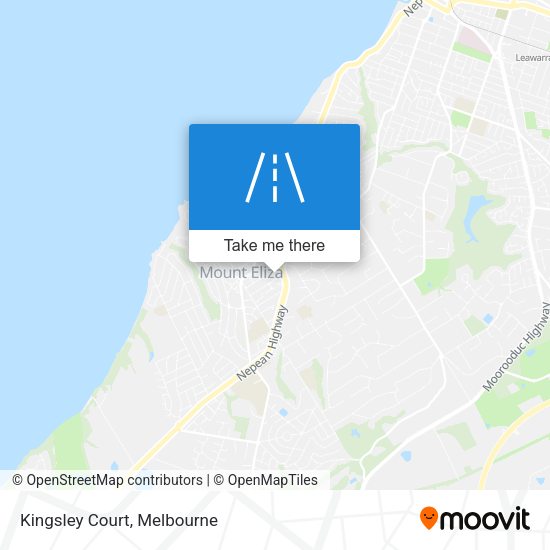 Kingsley Court map