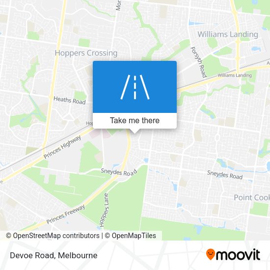 Devoe Road map