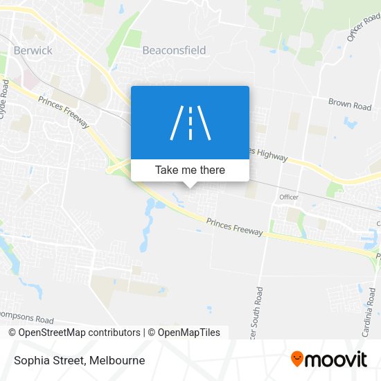 Sophia Street map