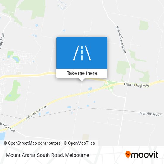 Mount Ararat South Road map