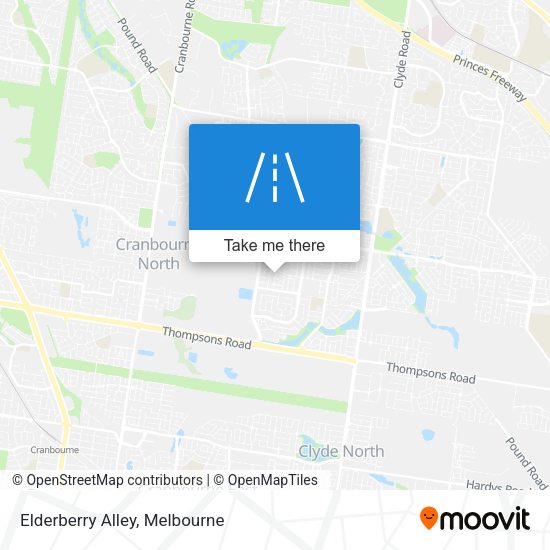 Elderberry Alley map