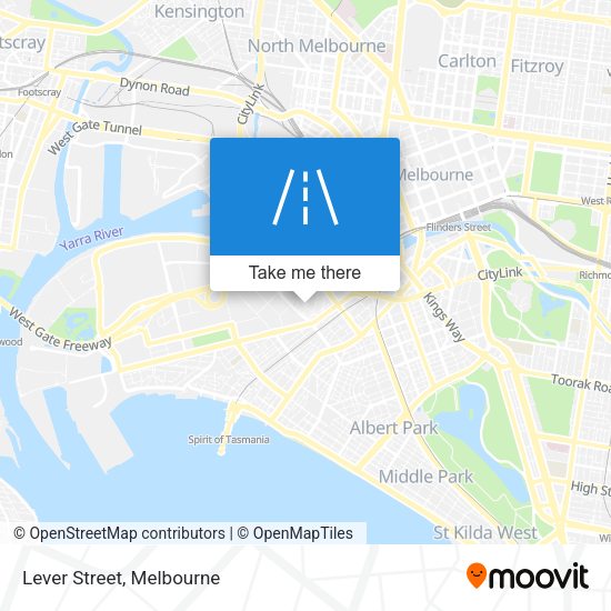 Lever Street map