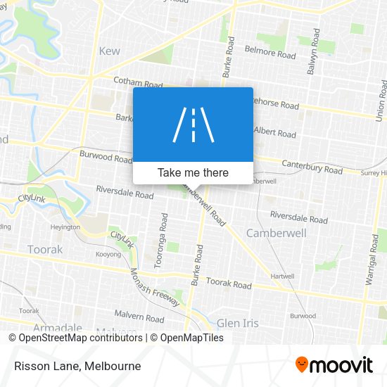 Risson Lane map