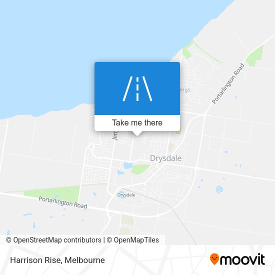 Harrison Rise map
