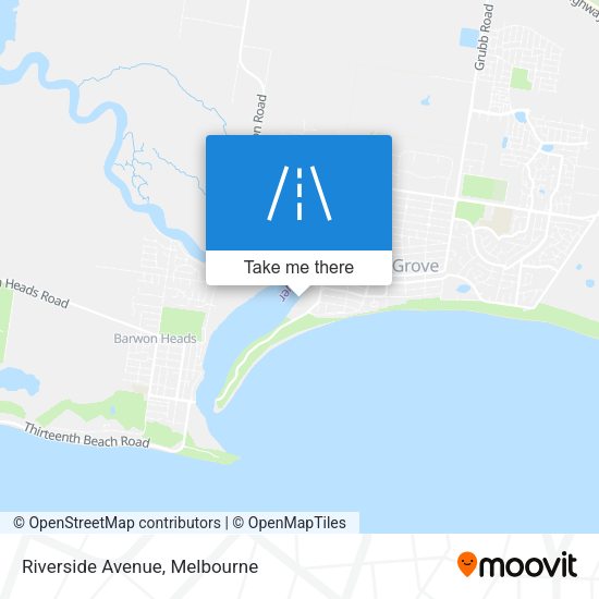 Riverside Avenue map
