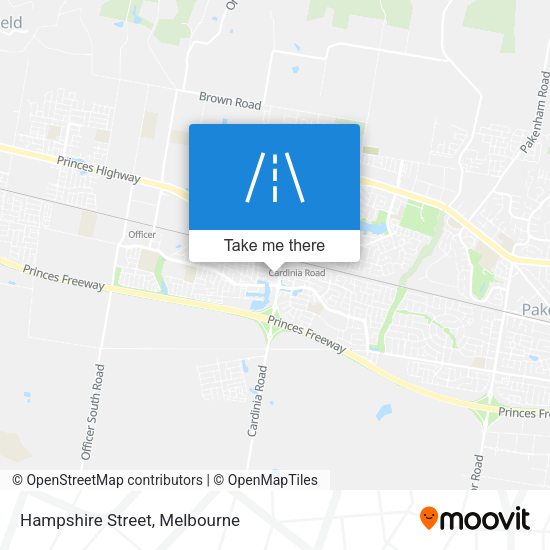 Hampshire Street map