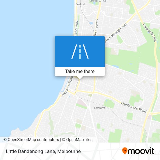 Little Dandenong Lane map