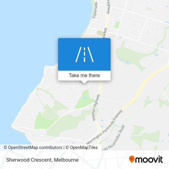 Sherwood Crescent map