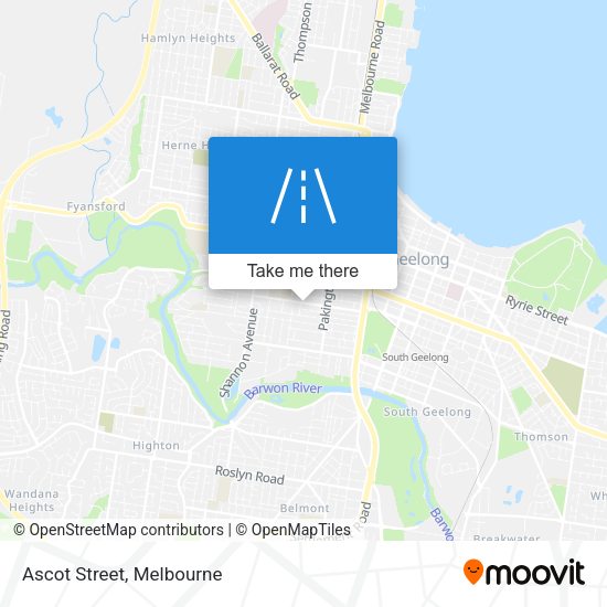 Ascot Street map