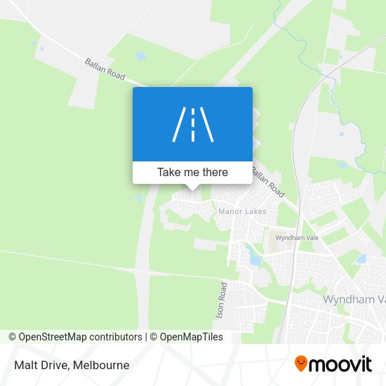 Malt Drive map