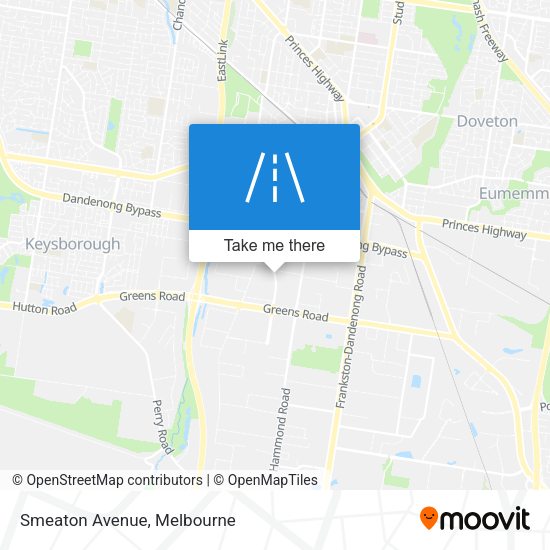 Smeaton Avenue map
