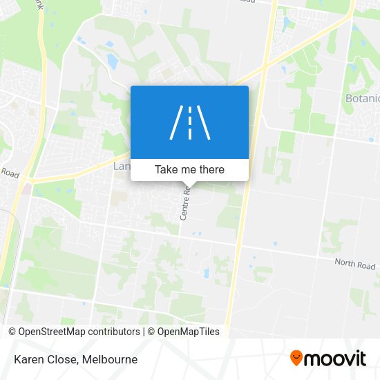 Karen Close map