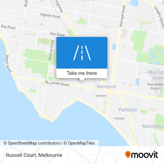 Russell Court map