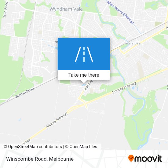 Winscombe Road map