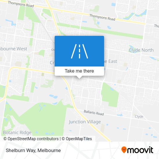 Shelburn Way map