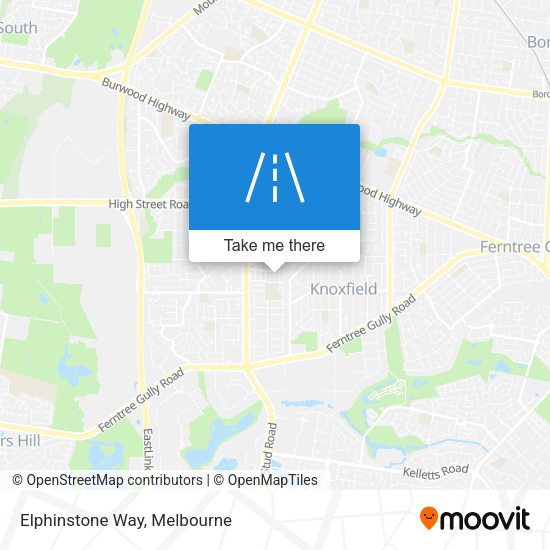 Elphinstone Way map