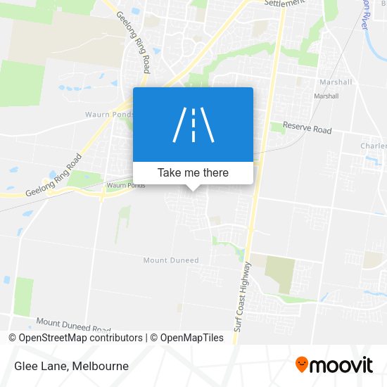 Glee Lane map