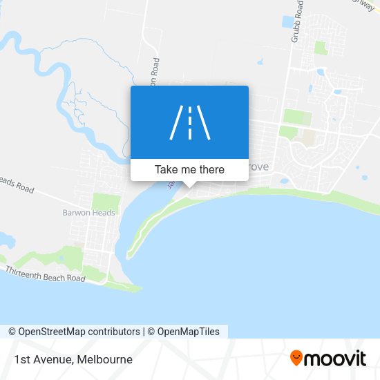 1st Avenue map
