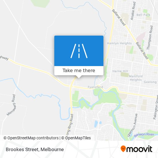 Brookes Street map