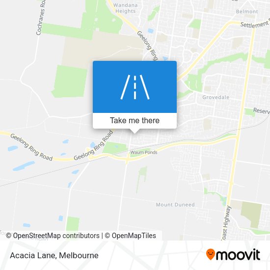 Acacia Lane map