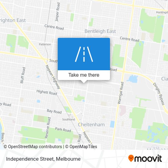 Independence Street map