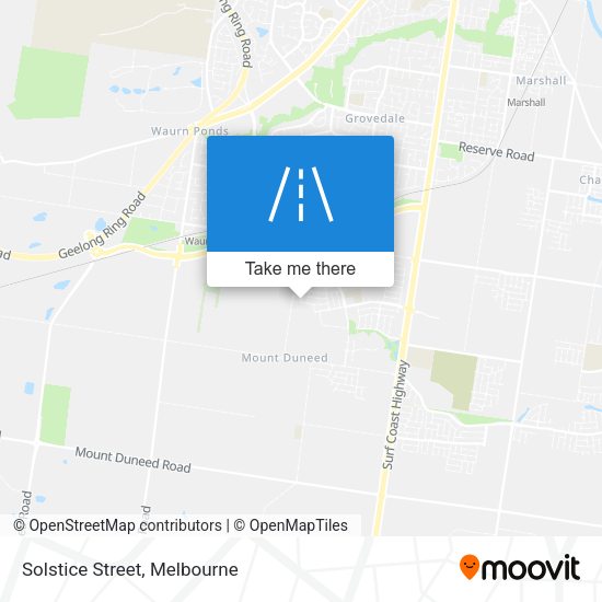 Solstice Street map