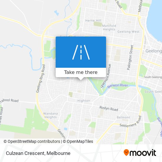 Culzean Crescent map