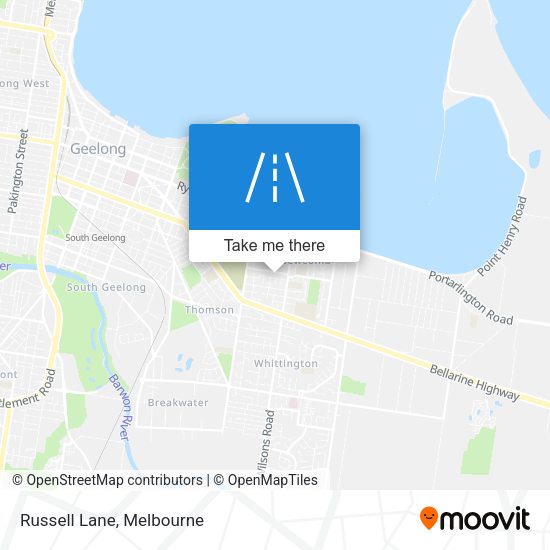 Russell Lane map