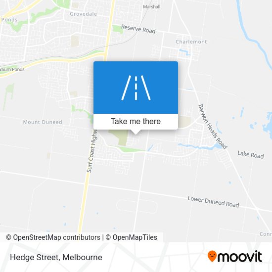 Hedge Street map