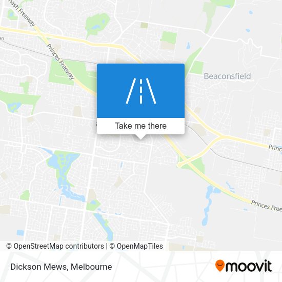 Dickson Mews map