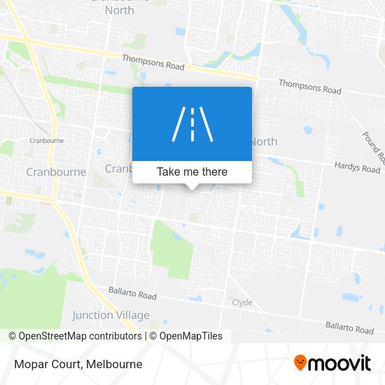 Mopar Court map