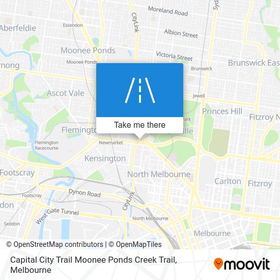 Moonee Ponds Creek Trail Map How To Get To Capital City Trail Moonee Ponds Creek Trail In North  Melbourne By Train, Bus Or Tram?