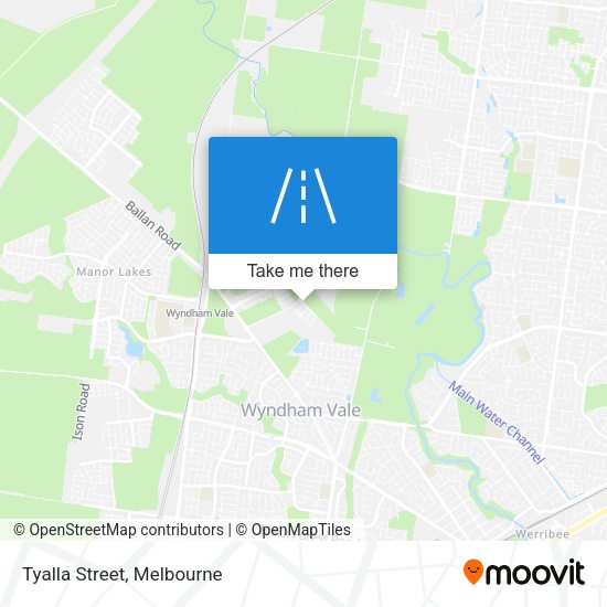 Tyalla Street map