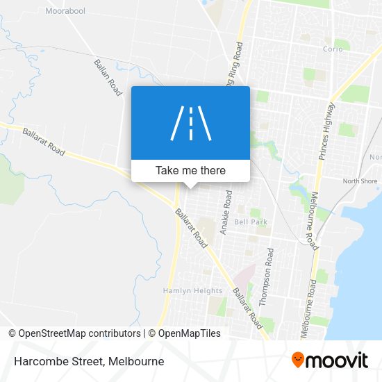 Harcombe Street map