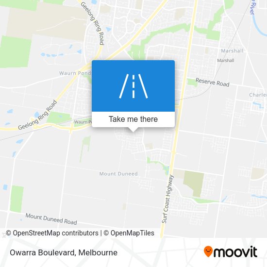 Owarra Boulevard map