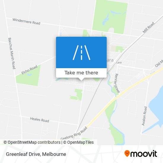 Greenleaf Drive map