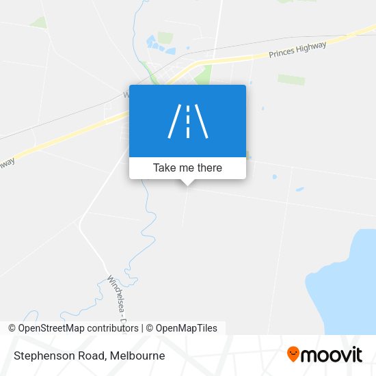 Stephenson Road map